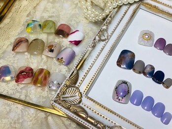 エヌ ネイルビューティ(N nail beauty)の写真/オシャレは足元から♪可愛くお洒落に☆ハンドとリンクもお勧め!!豊富なデザインで周りと差がつく指先に☆