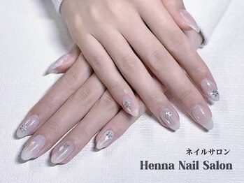 ウィンターホワイトネイル