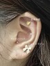 NEW♪耳つぼジュエリー 6粒¥2500-
