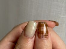 クレセント 心斎橋店(Crescent)/ブラウンチェック/kanna