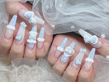 ベティネイル アイラッシュ(Betty Nail)/チェックフレンチネイル