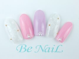 パステルフラワーネイル