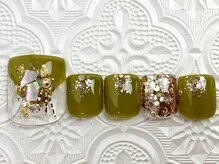 タフィーネイル 宜野湾コンベンションシティ店(TaffyNail)/フット グランドデザイン 6990円