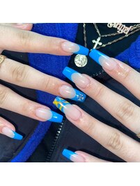 海外フレンチネイル