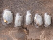 アイネイルズ 吉祥寺店(I nails)/塗りかけ鉱物ネイル