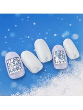 ラ カゼッタ(La casetta)/シェル雪景色ネイル