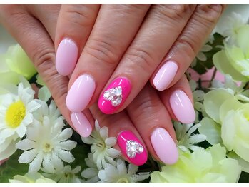 プルミエ ネイル(Premier Nail)/ハート&ストーン付け放題