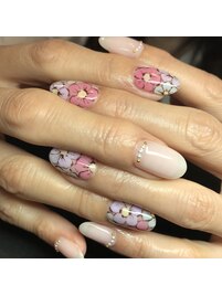 フラワーネイル