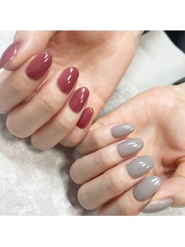 サロンパルヨン ヘアー アンド ネイル(SALON paljon Hair&Nail)/ちぐはぐワンカラー