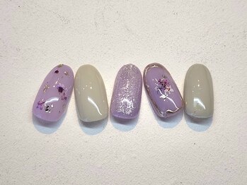 押し花風デザイン(^^)/