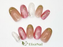 エリクサーネイル 神田(Elixir Nail)/シンプル / クーポン使用
