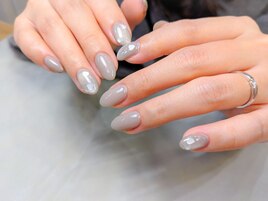 バレンタインネイル　ハート