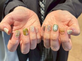 色々designのアシメネイル