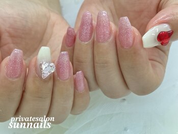 サンネイルズ(sun nails)/2本アート