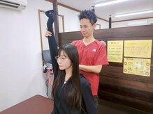 一人ひとり合わせたオーダーメイドの整体。検査行います。
