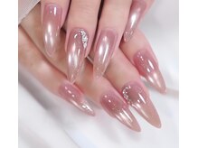 ちゅるん系マグネットも◎【持ち込み/ワンホン/冬ネイル】