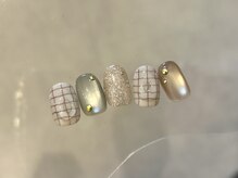 ラクネイル 浦和店(raku nail)/色鉛筆ニュアンスネイル