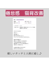 ノーマルボディ/倦怠感　猫背改善