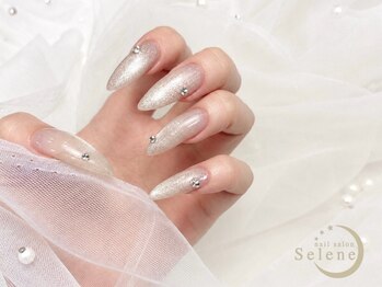 ネイルサロンセレーネ(Selene)の写真/キレイめ派必見！トレンドネイルのワンホン10本長さ出し。指先を整え魅力UPをサポート◎