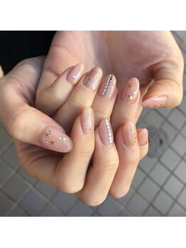 グラマラス アンジェアイ 荻窪店(glamourous ange eye)/星ネイル