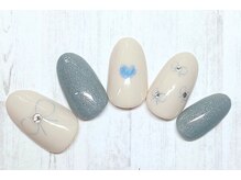 アルセア 上野御徒町店(Alcea)/らくがきネイル　リボン　ハート