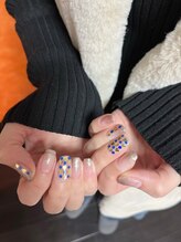 ネイルズビューティー(Nails Beauty)/ミラーボール×ハートホログラム