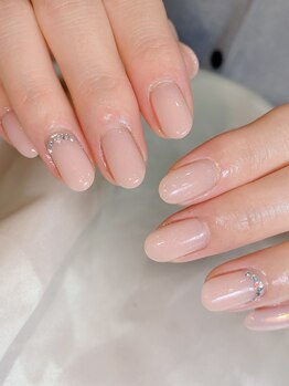 エクラ(eclat)/オフィスシンプルネイル☆