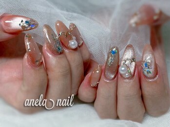 アネラネイル(anela nail)の写真/【持ち込みデザイン大歓迎★自店付け替えジェルオフ無料】町田の高リピート率サロン！パーツも多数ご用意♪