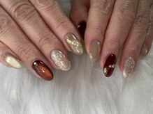 セレクト(Select)/ボルドー大人ネイル