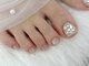 ラリーネ 表参道店(Larine)の写真/足元まで品よく美しく◆肌に映えるカラーと美フォルムで魅せる、大人の上品フットネイル