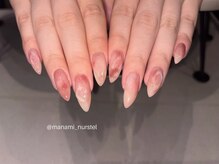 桃ニュアンスネイル☆