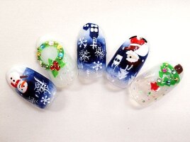 クリスマスネイル