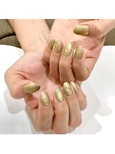 グラマラス プレジール 中野店(glamourous plaisir)/ポイントミラーネイル