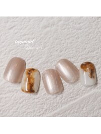 ９月新作☆カフェラテネイル