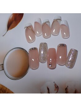 アンシャンテ(En chan te)/ベージュピンク フレンチ