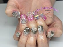 アン ジョーヌドラゴ/【自爪ネイル】アシメミラー