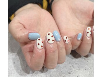 ネイルアンドブライダルエステ ベルム(Belm)/バレンタインネイル