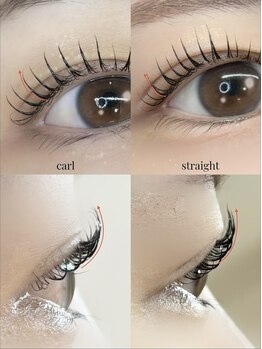 ミル(mill)/ストレートとカールの違い