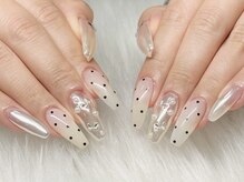 リーミプラス なかもず店(Rimi.+)/ドットミラーネイル★