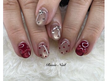 ラヴィ ネイル(Ravie Nail)の写真/圧倒的なデザイン数で理想を形に＊トレンドのマグネット/ニュアンス/手描きアートもお任せください◎