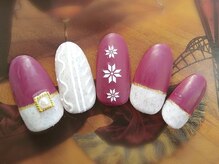 ネイルサロンアンドスクール アイビー(IVY)/マット×ニット