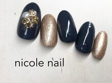 ニコルネイル(nicole nail)/H1244　flower　emblem　￥9000