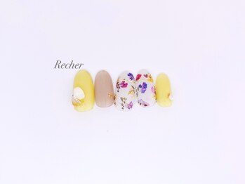 ネイルサロンリシェ 烏丸御池(Recher)/春の人気デザイン*