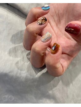 アオ 渋谷(ao.)/カラフルネイル