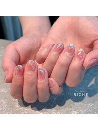 チーク×マググラデのワンホン