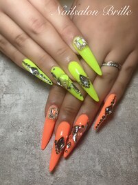 ネオンカラーネイル