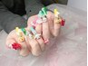 【可愛い】長さ出しワンカラー＋パーツ付け放題♪¥15000【みんな大好き】