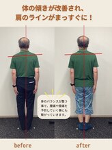 整体サロン Preava/姿勢の変化