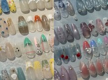 エム ネイルサロン(M Nail Salon)の雰囲気(持ち込み再現度に自信あり◎サンプルは60種)