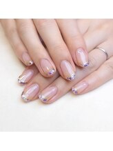 ピオニーネイル(peony nail)/シェルフレンチ